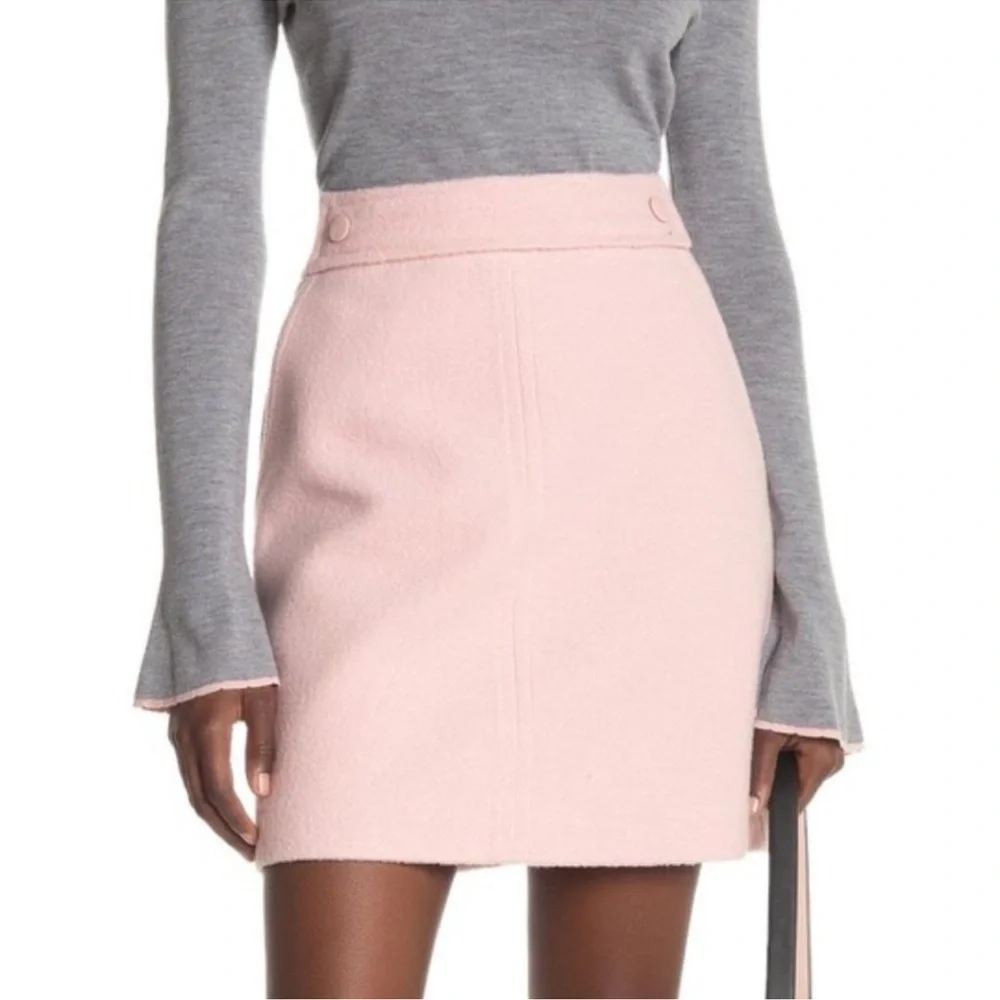 Tory Burch Blush High‎ Rise Wool Blend Skirt - Size 6